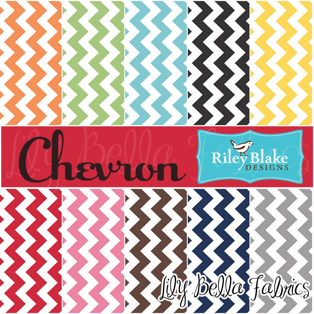 Medium Chevron in Hot Pink - 1/2 Yard - Chevron Cottons by The RBD Designers for Riley Blake