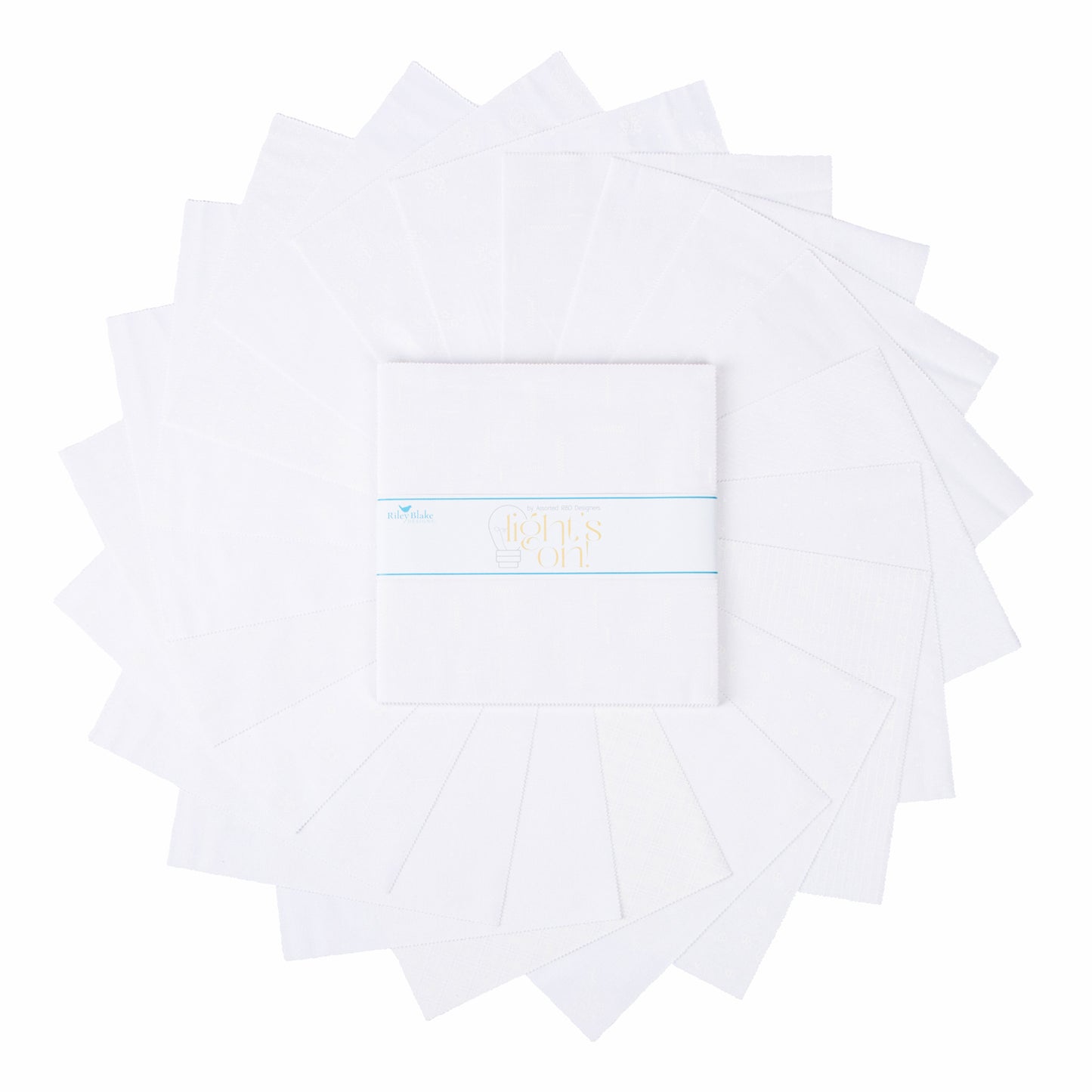 Lights On 10 Inch Stacker (42 pcs) by Assorted RBD Designers for Riley Blake Designs