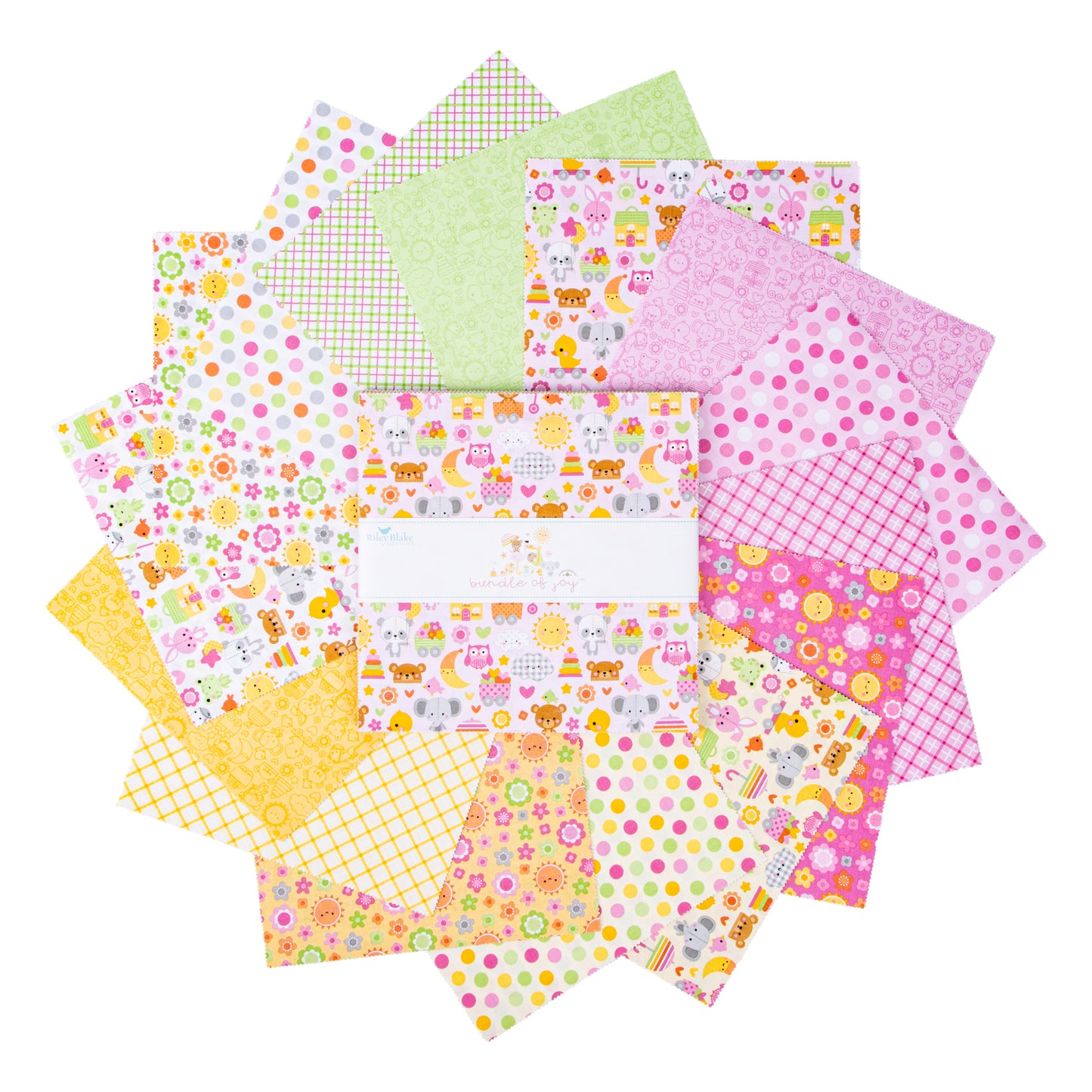 Bundle of Joy 10 Inch Stacker (42 pcs) by Doodlebug Design Inc. for Riley Blake Designs