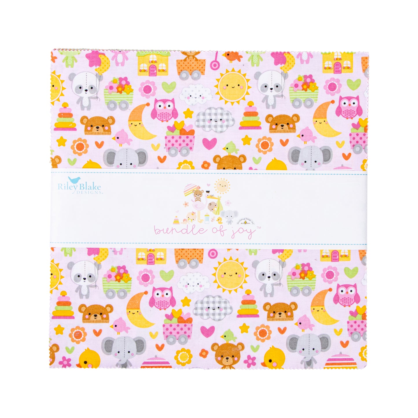Bundle of Joy 10 Inch Stacker (42 pcs) by Doodlebug Design Inc. for Riley Blake Designs