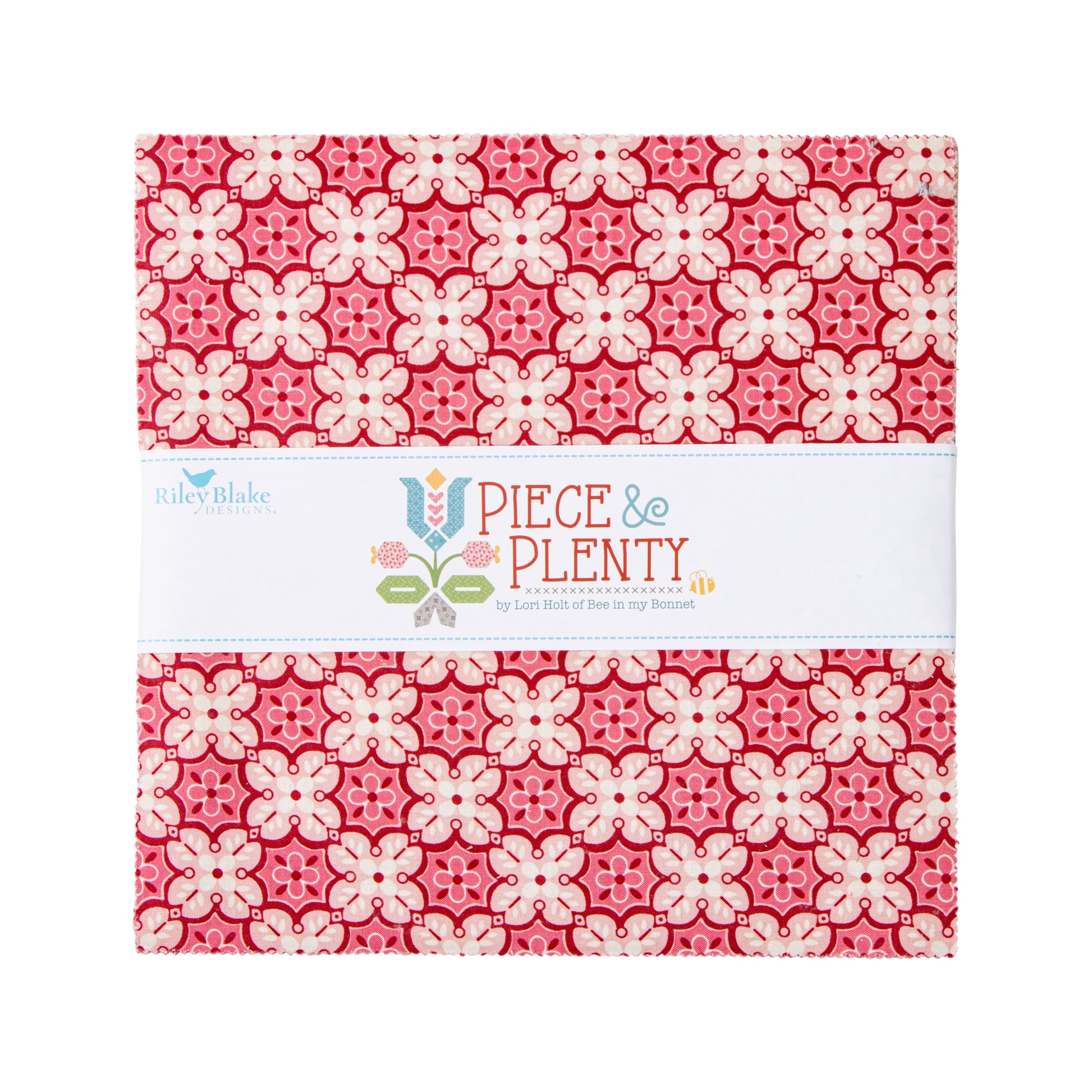 Piece and Plenty 10 Inch Stacker (42 pieces) by Lori Holt for Riley Blake Designs (10-15870-42)