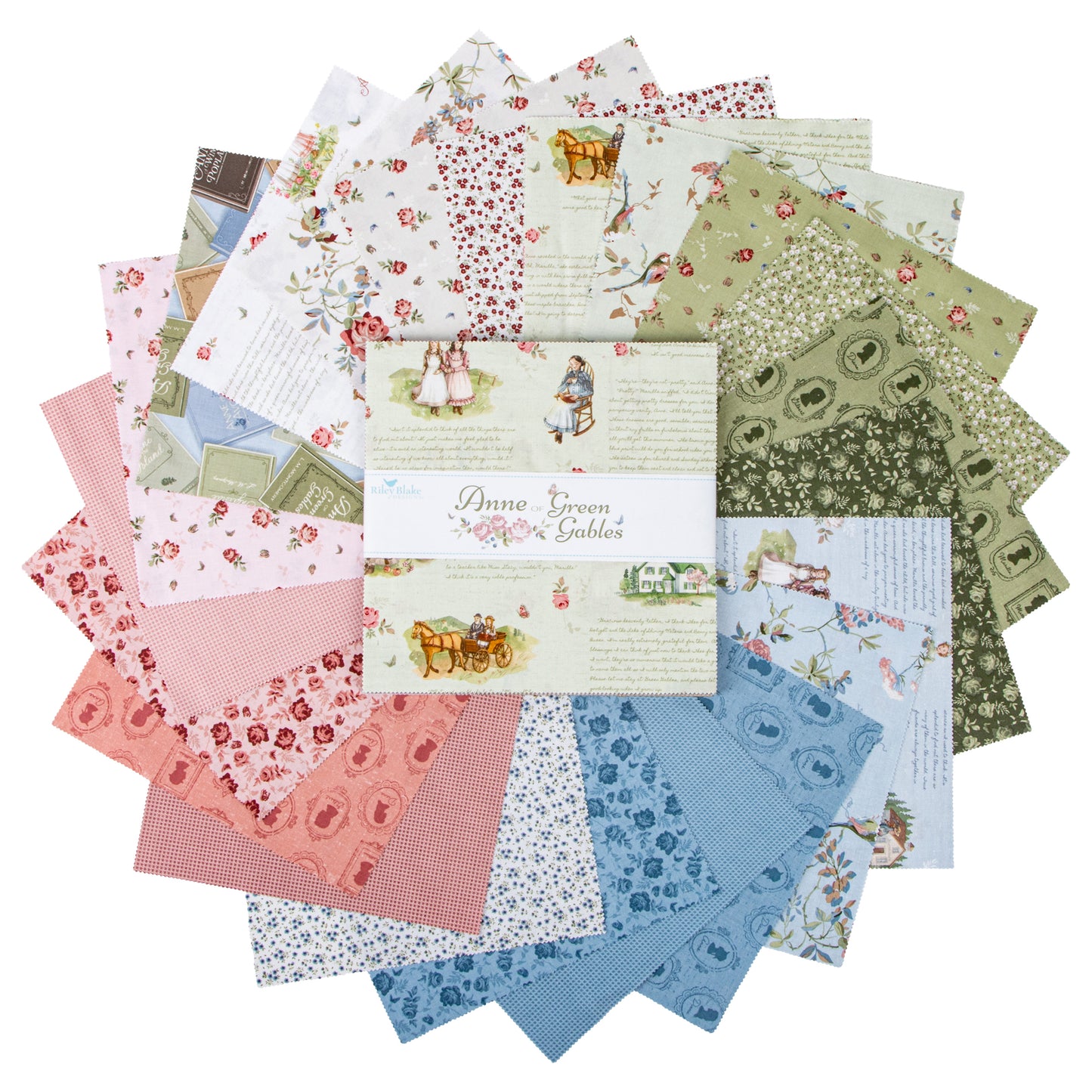 Anne of Green Gables 10 Inch Stacker (42 pcs) by Riley Blake Designs