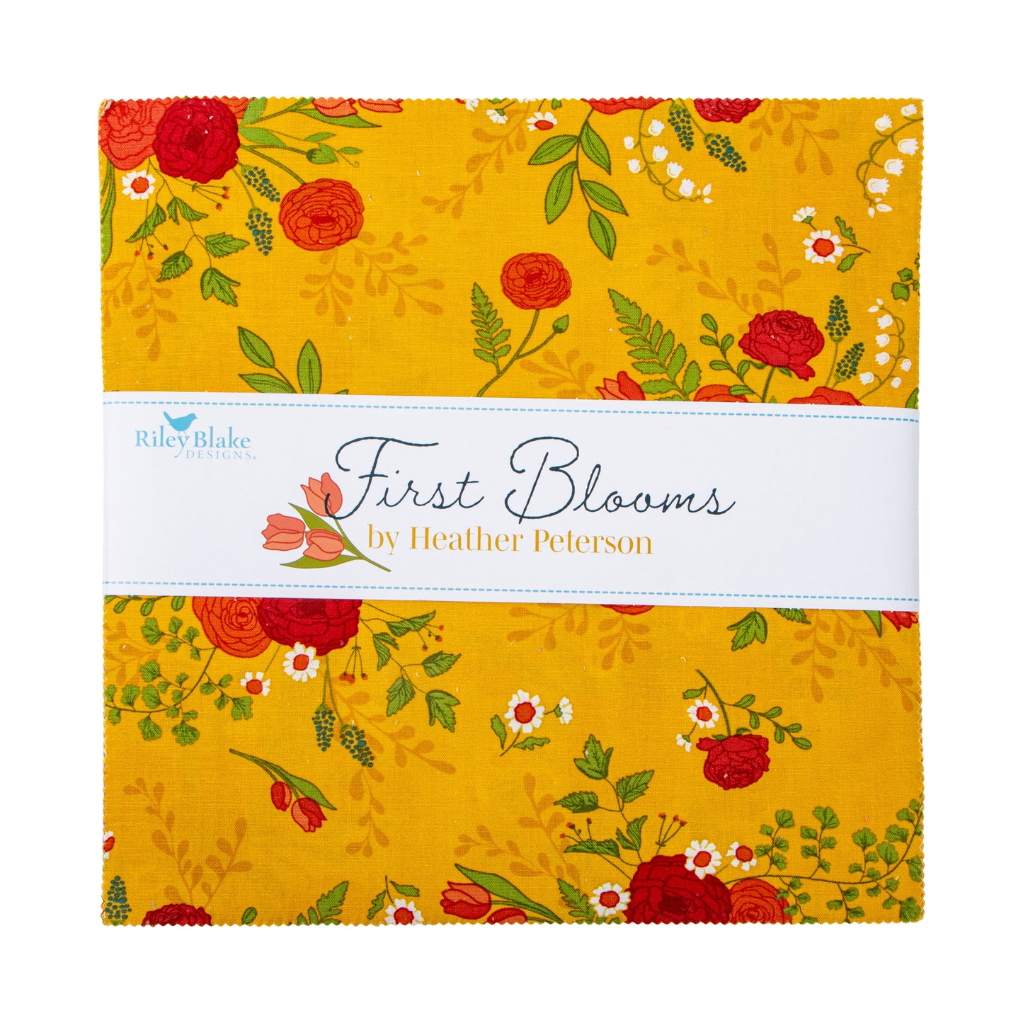First Blooms 10 Inch Stacker (42 pcs) by Heather Peterson for Riley Blake