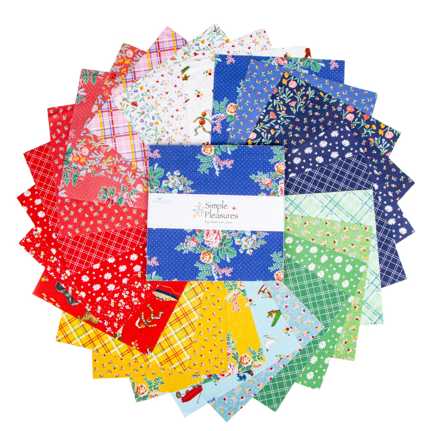 Simple Pleasures 10 Inch Stacker (42 pcs) by American Jane for Riley Blake Designs