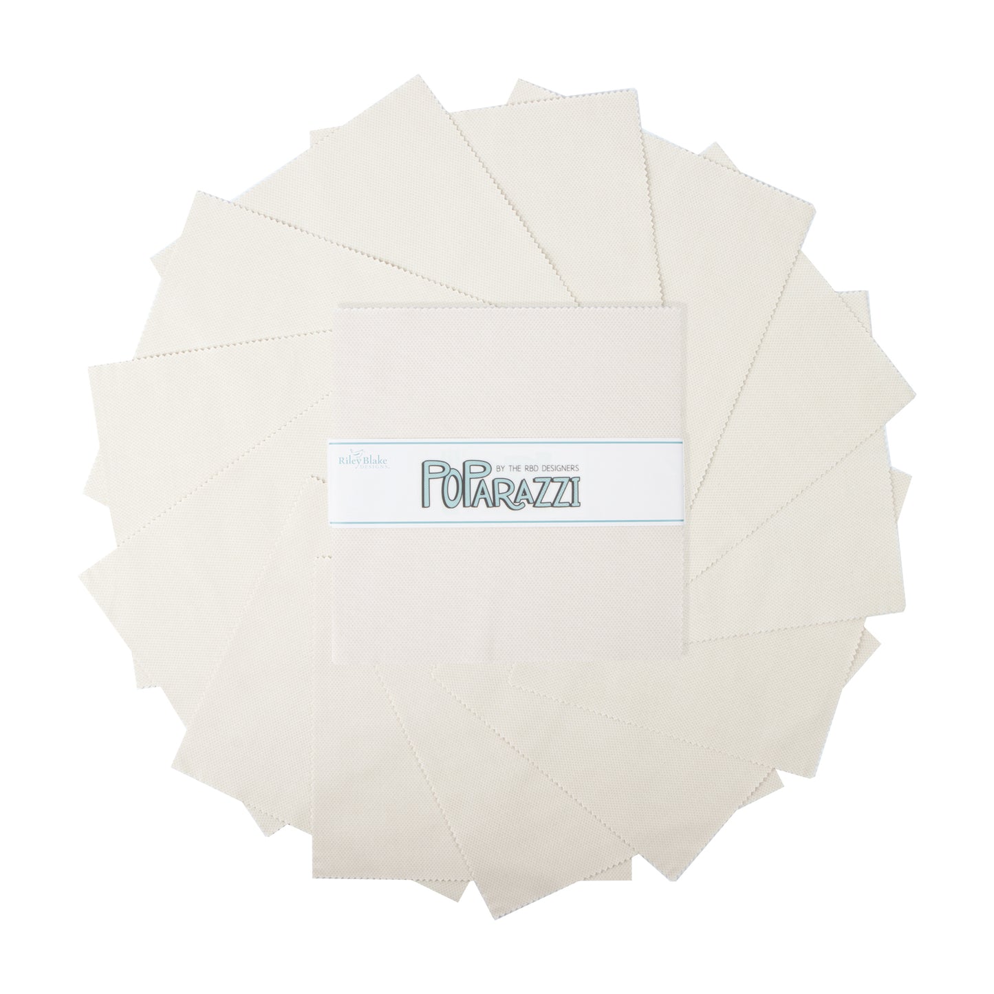 POParazzi Cream 10 Inch Stacker (42 pcs) by The RBD Designers for Riley Blake Designs