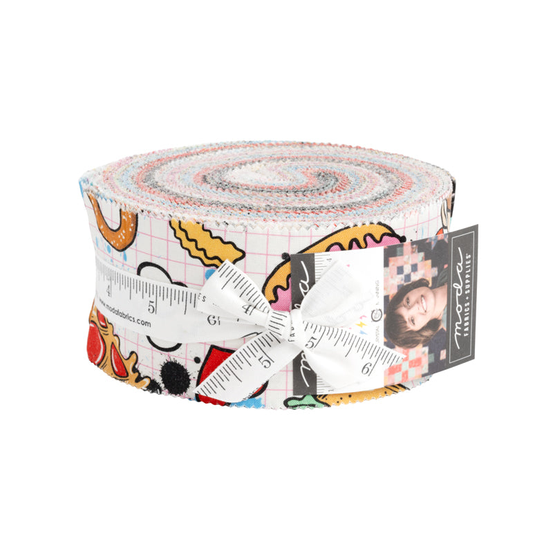Snack Shack Jelly Roll (40 pcs) by Crystal Manning for Moda