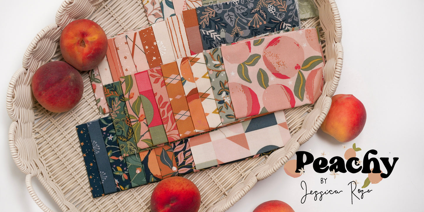 Peachy Jelly Roll (40 pcs) by Jessica Rose for Moda
