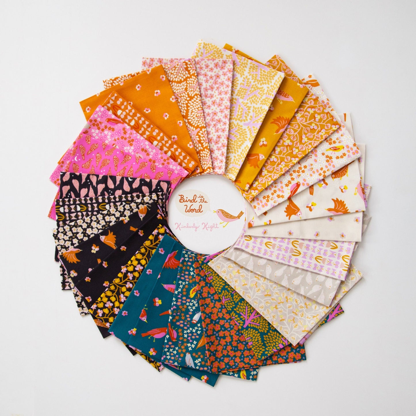 Bird is the Word Layer Cake (42 pcs) by Kimberly Kight for Ruby Star Society