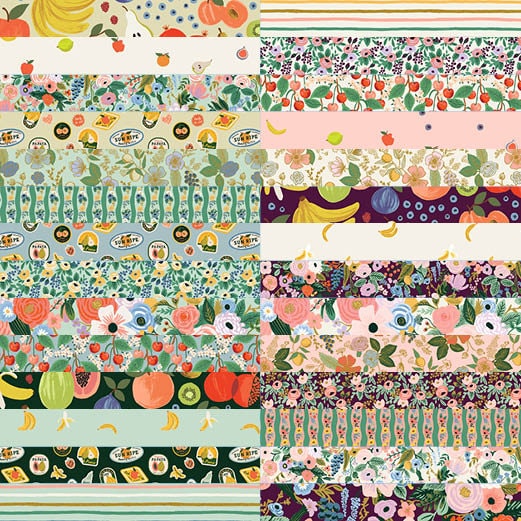 Orchard Fat Quarter Bundle (28 pieces) by Rifle Paper Co. for Cotton+Steel (RP1200P-FQB )