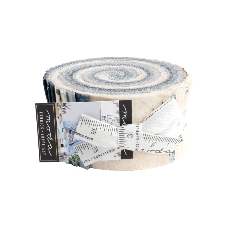 Longshore Jelly Roll (40 pcs) by Janet Clare for Moda