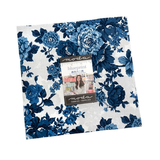 Blueprint Layer Cake (42 pieces) by Camille Roskelley for Moda (55330LC)