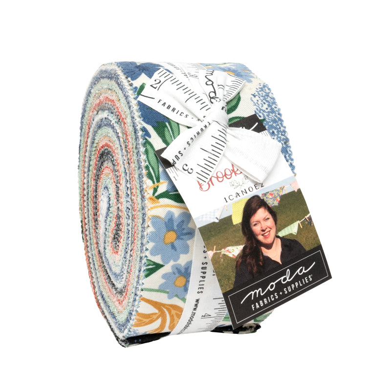 Brookside Jelly Roll (40 pcs) by 1Canoe2 for Moda