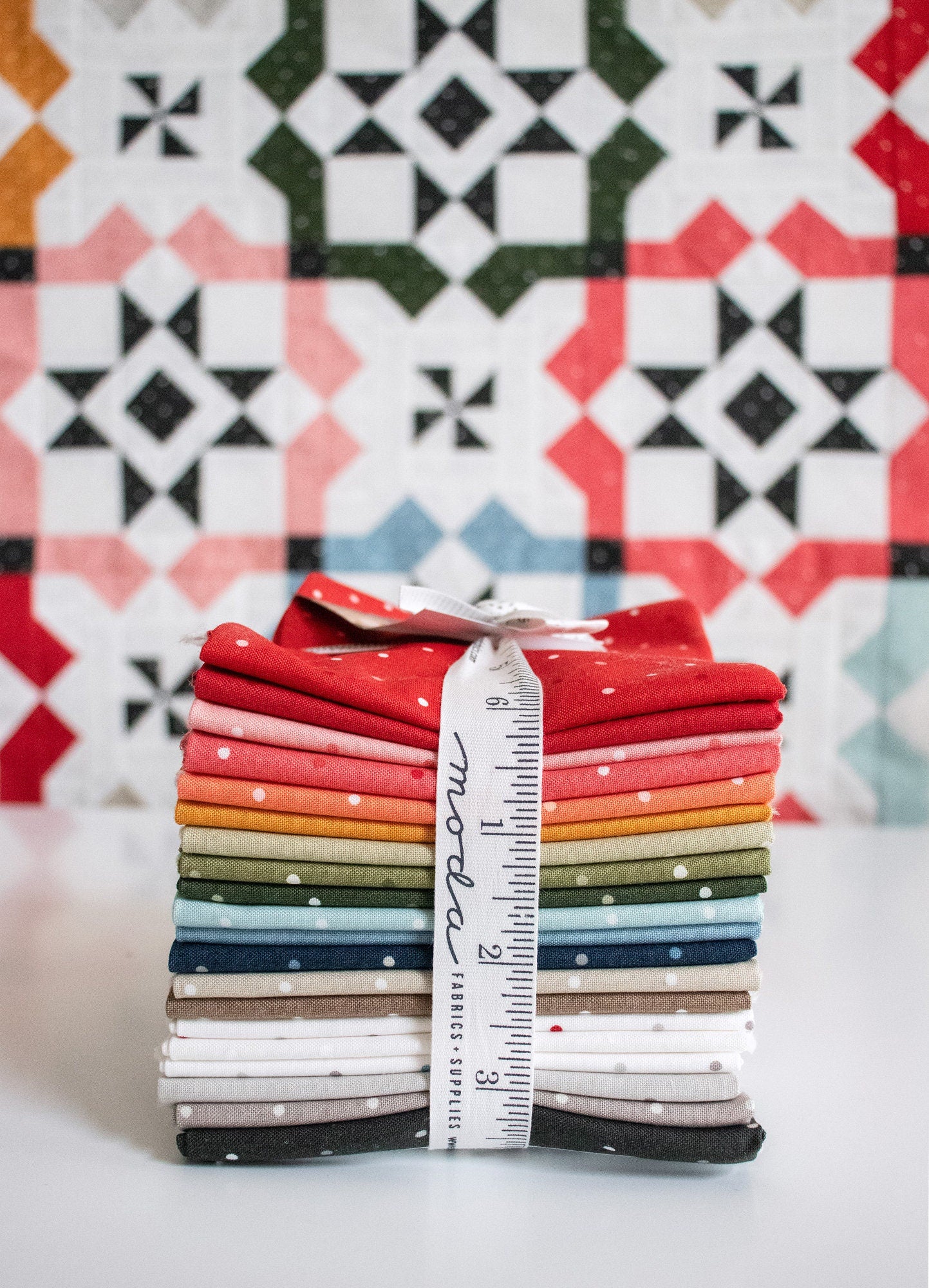 Magic Dot Fat Quarter Bundle (20 pieces) by Lella Boutique for Moda (5230AB)