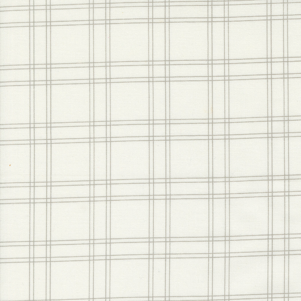 Plaid in Cream Gray - 1/2 Yard - Shoreline by Camille Roskelley for Moda (55302 21)