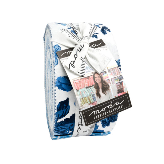 Blueprint Jelly Roll (40 pieces) by Camille Roskelley for Moda (55330JR)