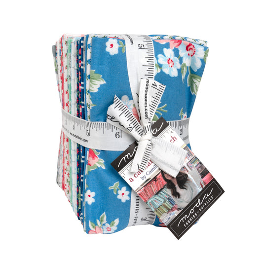 A Cat Named Stitch Fat Eighth Bundle (40 pieces) by Camille Roskelley for Moda (55340F8)