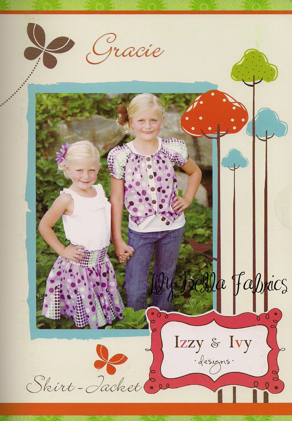Gracie Skirt / Jacket - Sewing Pattern - Izzy & Ivy Designs