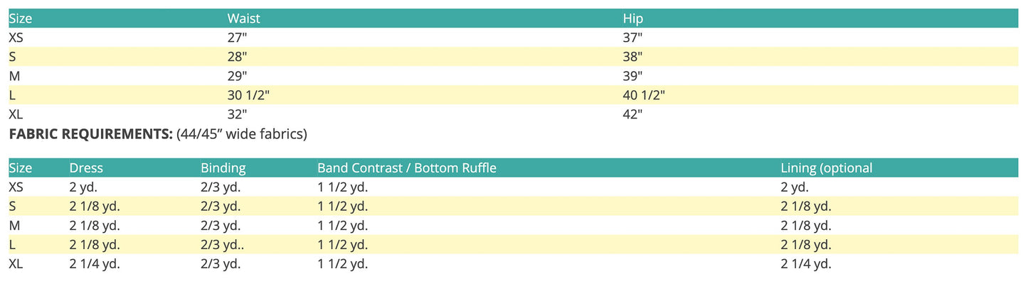 Empire Maxi Dress - Sewing Pattern - Joel Dewberry