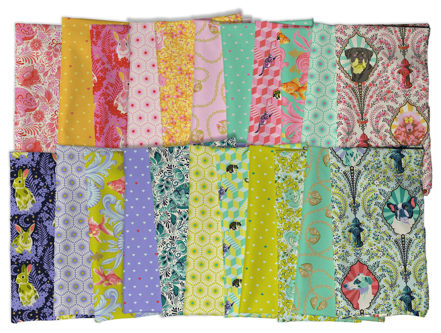Besties Fat Quarter Bundle (22 pieces) by Tula Pink for FreeSpirit (TP.BESTIES.22FQ)
