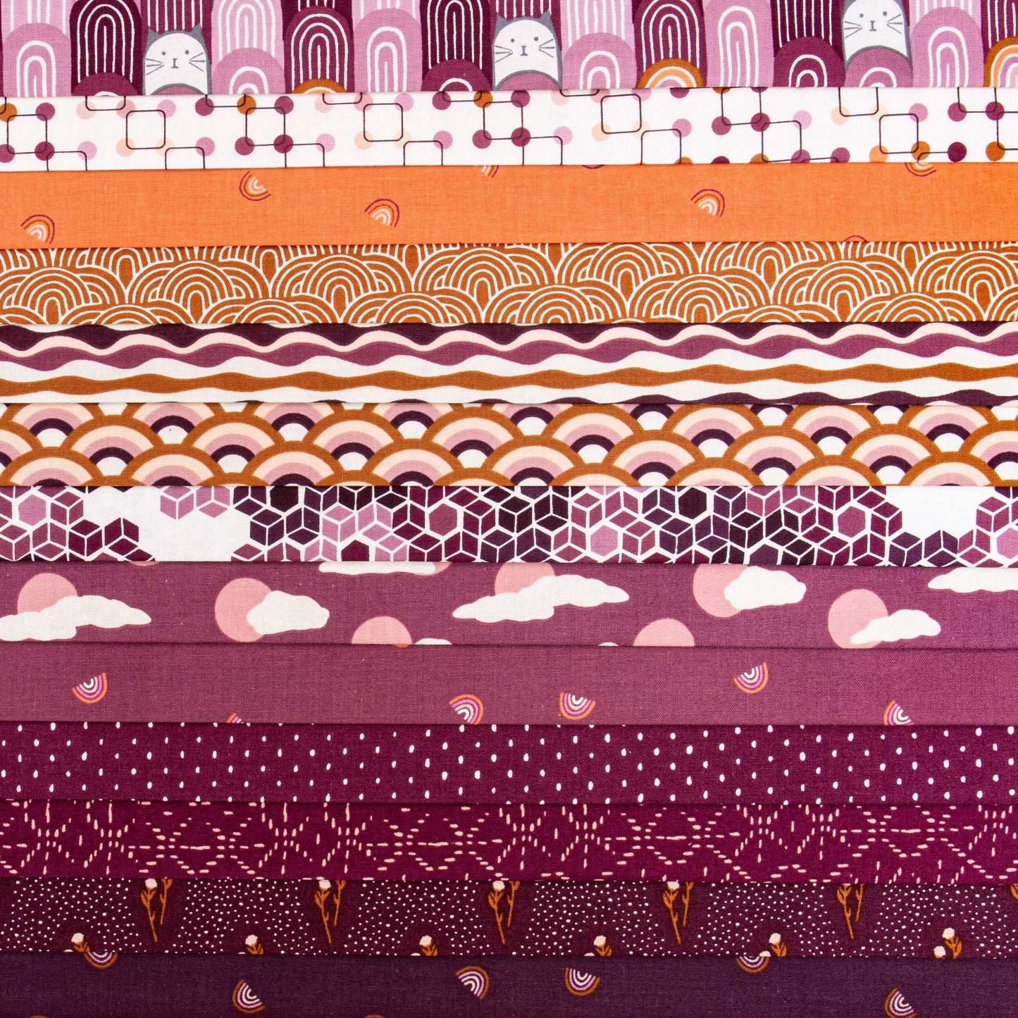 The Sun Will Rise Rolie Polie (40 pieces) by C + S House Designer for Cotton+Steel (CS208P-2.5S)