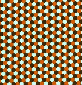 Geo in Rust - 1/2 yard - Ginseng by Joel Dewberry for Westminster Fibers (HDJD07 Rust)