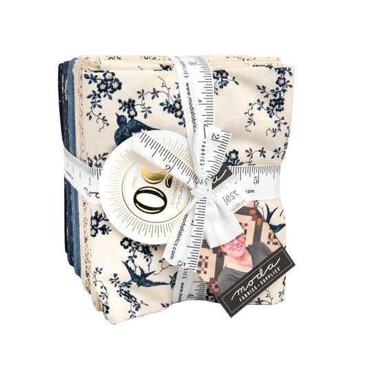 Bluebird's Nest Fat Quarter Bundle (29 pieces) by Kansas Troubles Quilters for Moda (9800AB)