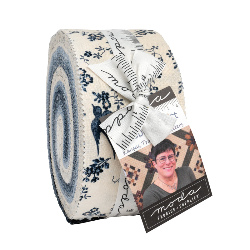 Bluebird's Nest Jelly Roll (40 pcs) by Kansas Troubles Quilters for Moda