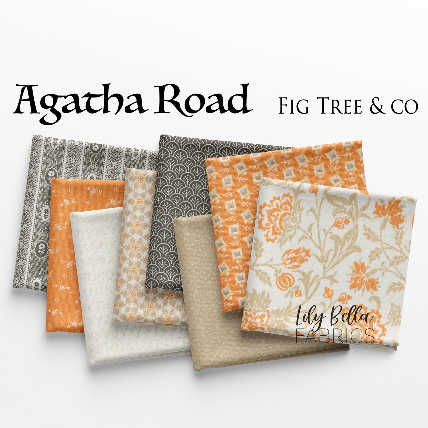 Agatha Road Layer Cake (42 pcs) by Fig Tree and Co. for Moda