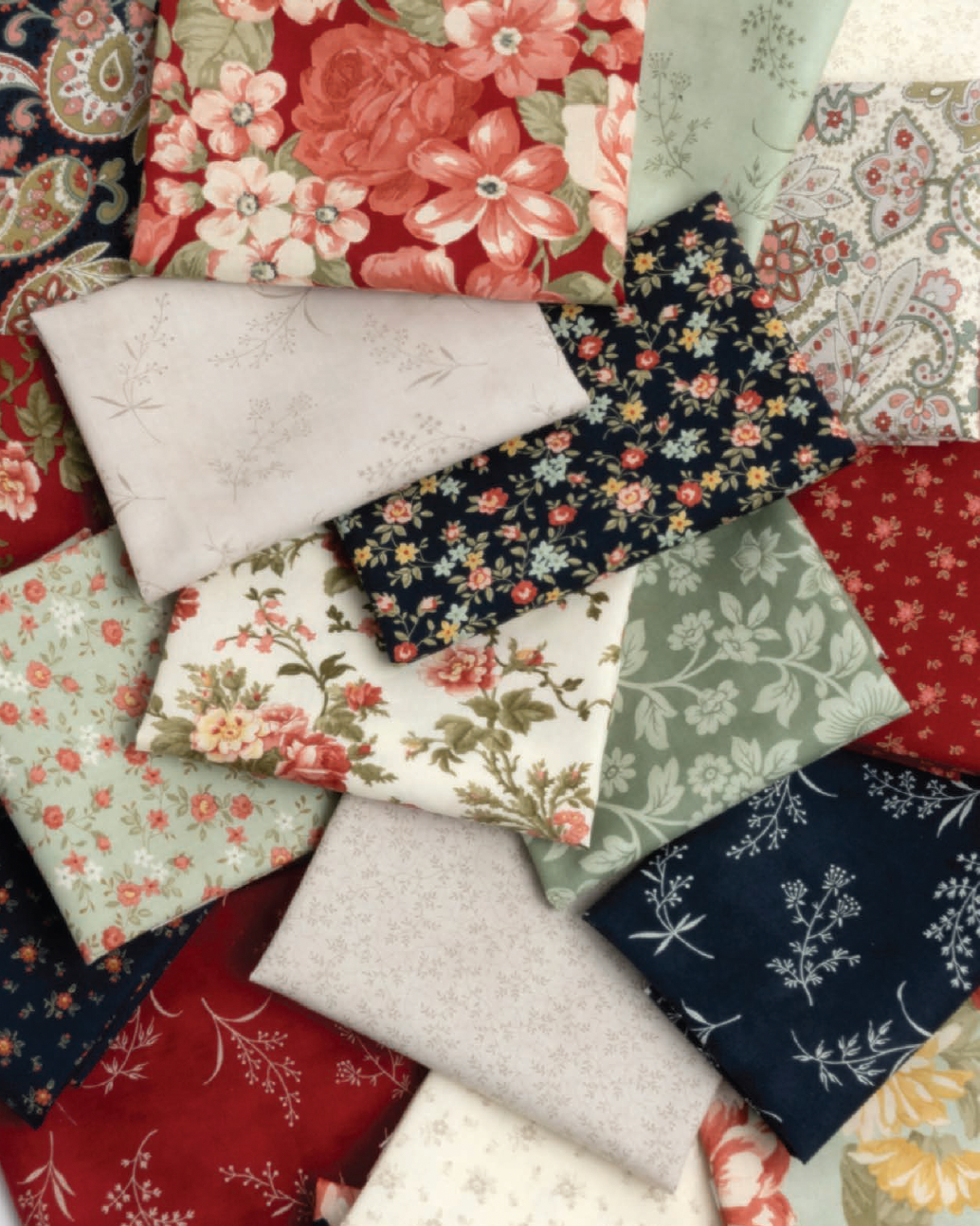 Ambiance Fat Eighth Bundle (40 pcs) by 3 Sisters for Moda