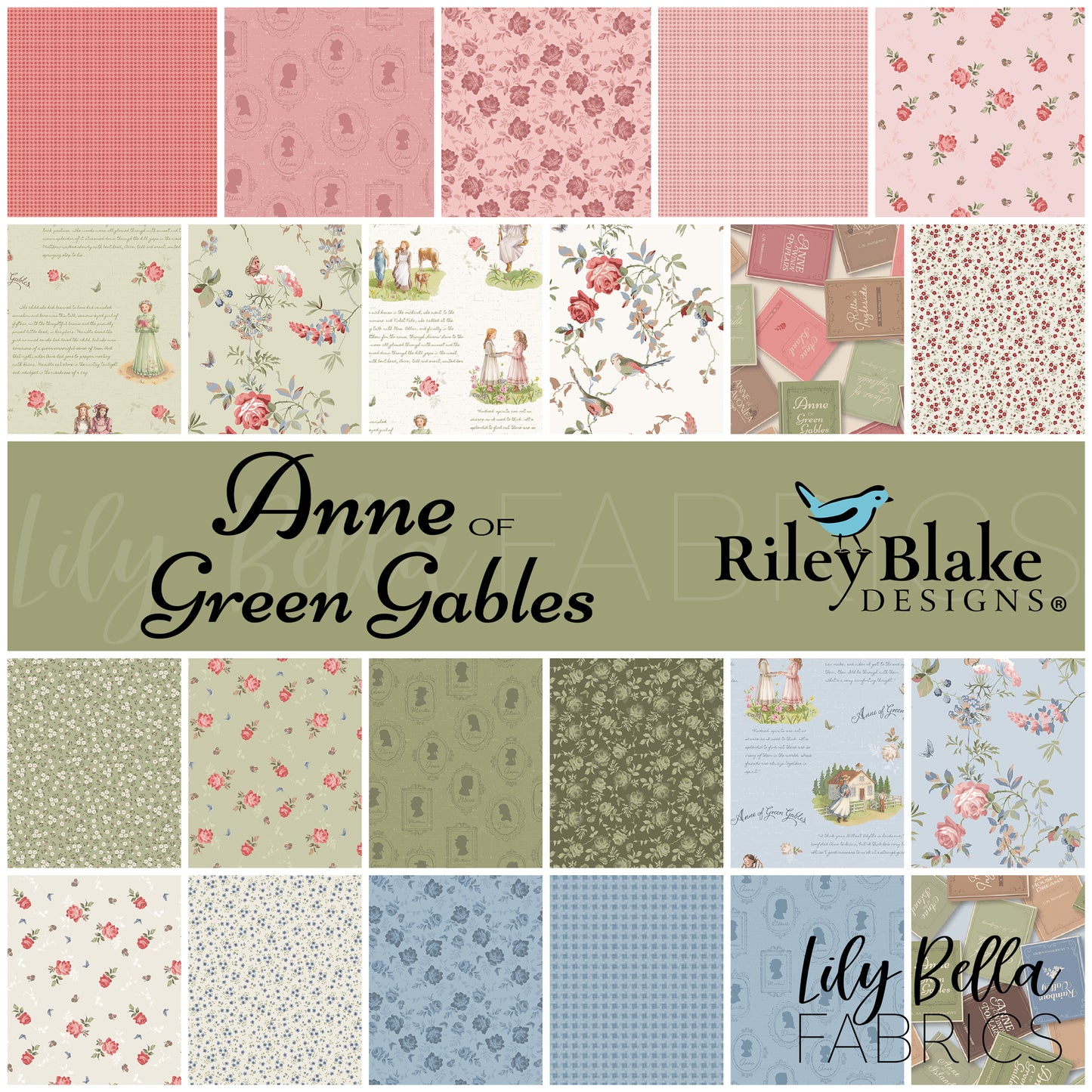 Anne of Green Gables 10 Inch Stacker (42 pcs) by Riley Blake Designs