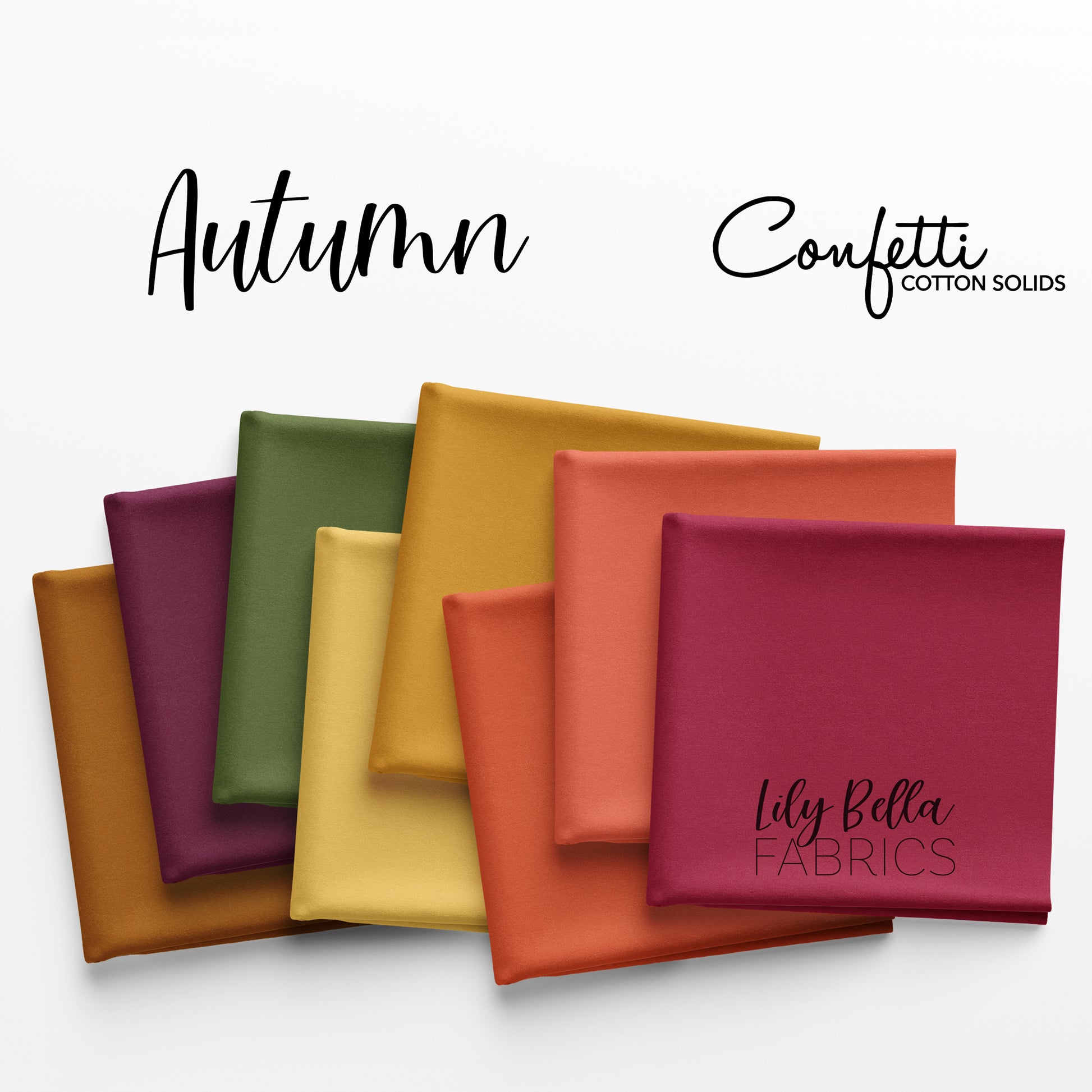 Autumn Confetti Cottons Fat Quarter Bundle (12 pieces) by The RBD Designers for Riley Blake Designs (FQ-AUT120-12)
