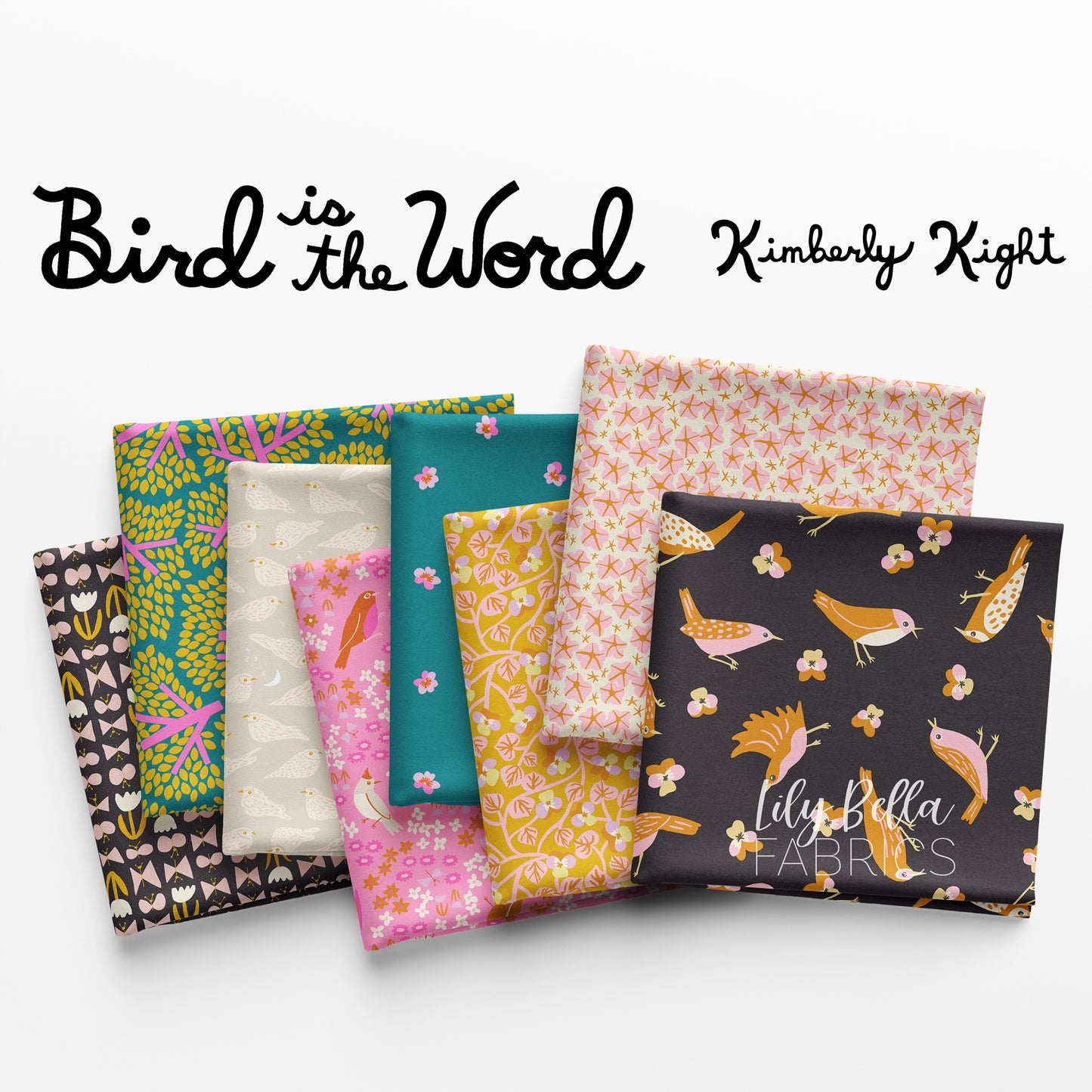 Bird is the Word Layer Cake (42 pcs) by Kimberly Kight for Ruby Star Society