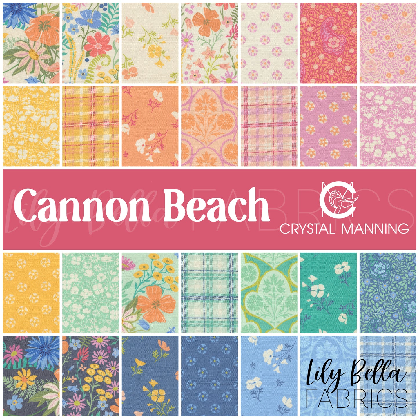 Cannon Beach Layer Cake (42 pcs) by Crystal Manning for Moda