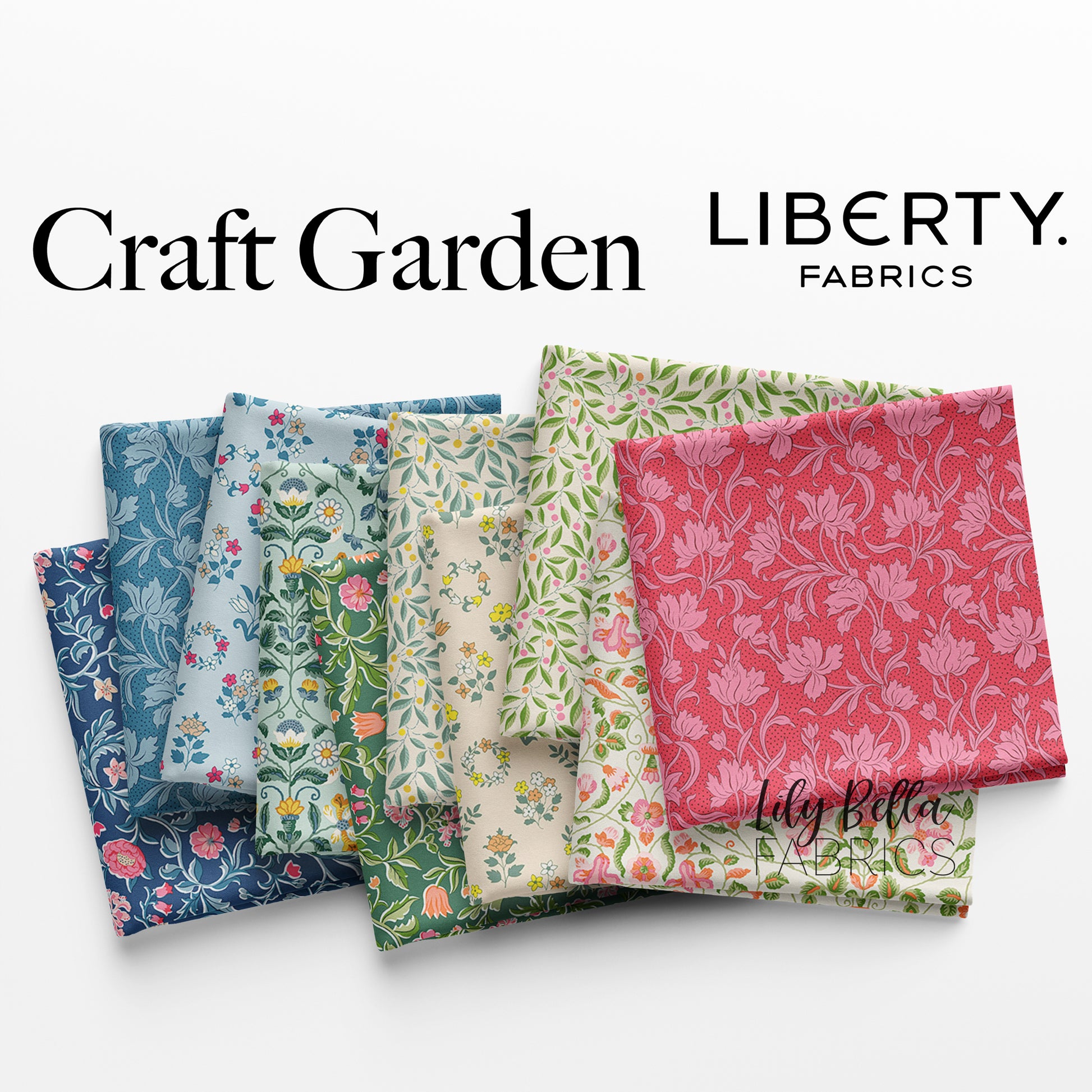 Craft Garden Fabric Collection by Liberty Fabrics for Riley Blake Designs at Lily Bella Fabrics