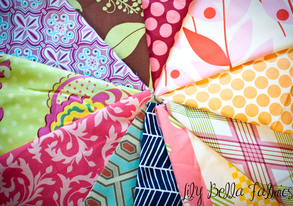 Designer Fabric Scrap Bags at Lily Bella Fabrics
