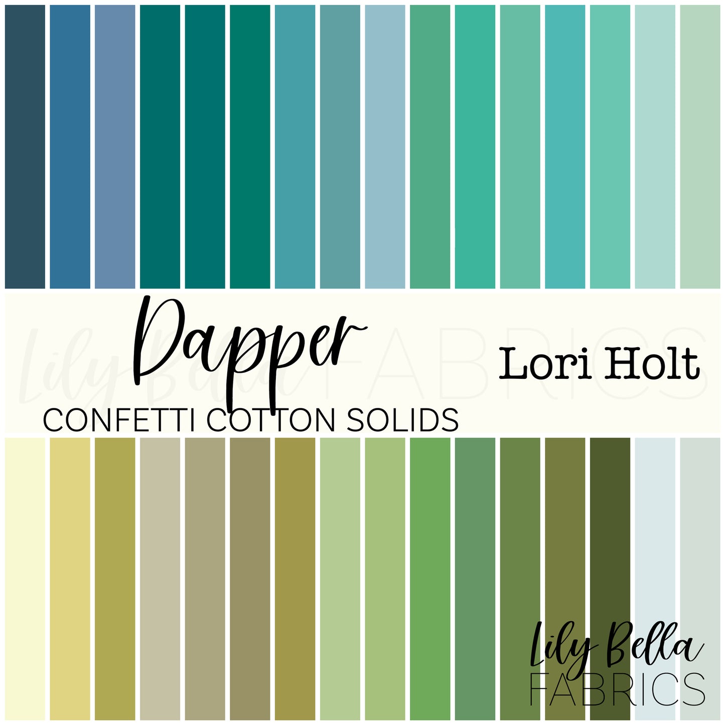 Dapper Confetti Cottons Fat Quarter Bundle (32 pcs) by Lori Holt for Riley Blake Designs