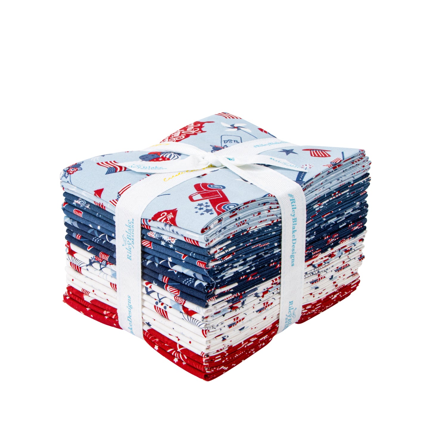 Stars and Stripes Forever Fat Quarter Bundle (21 pcs) by Lori Whitlock for Riley Blake Designs
