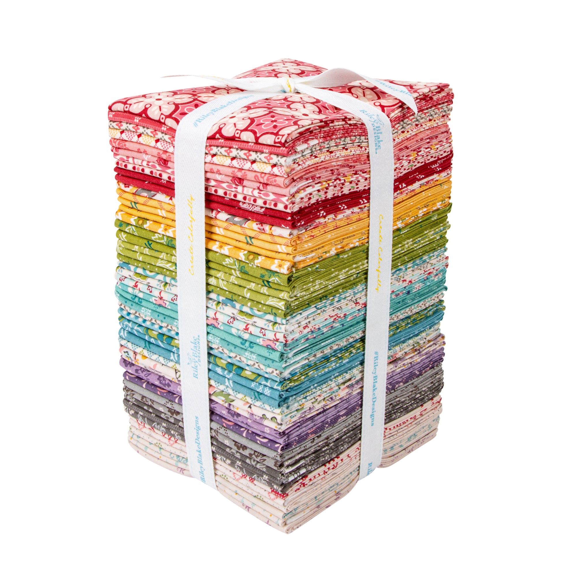 Piece and Plenty Fat Quarter Bundle (48 pieces) by Lori Holt for Riley Blake Designs (FQ-15870-48)
