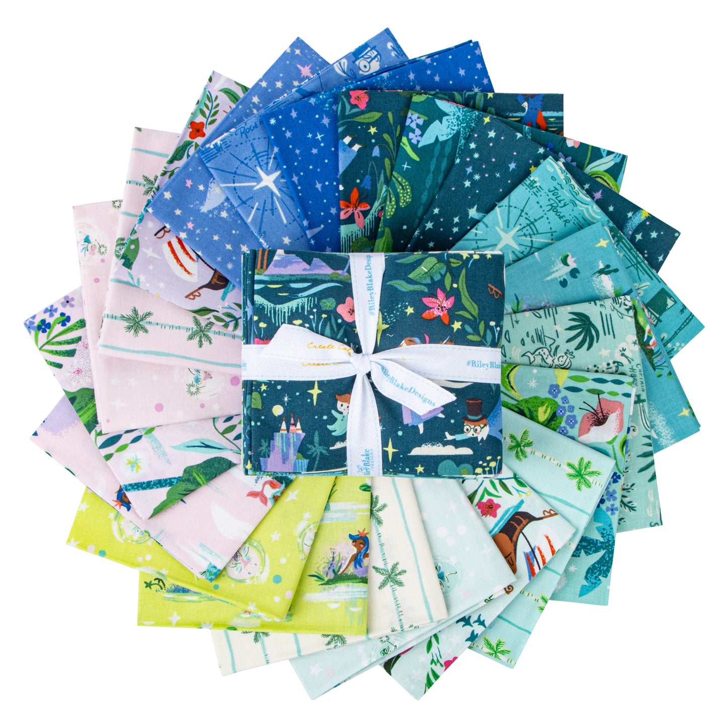 Forever Neverland Fat Quarter Bundle (21 pieces) by Jill Howarth for Riley Blake Designs (FQ-15900-21)