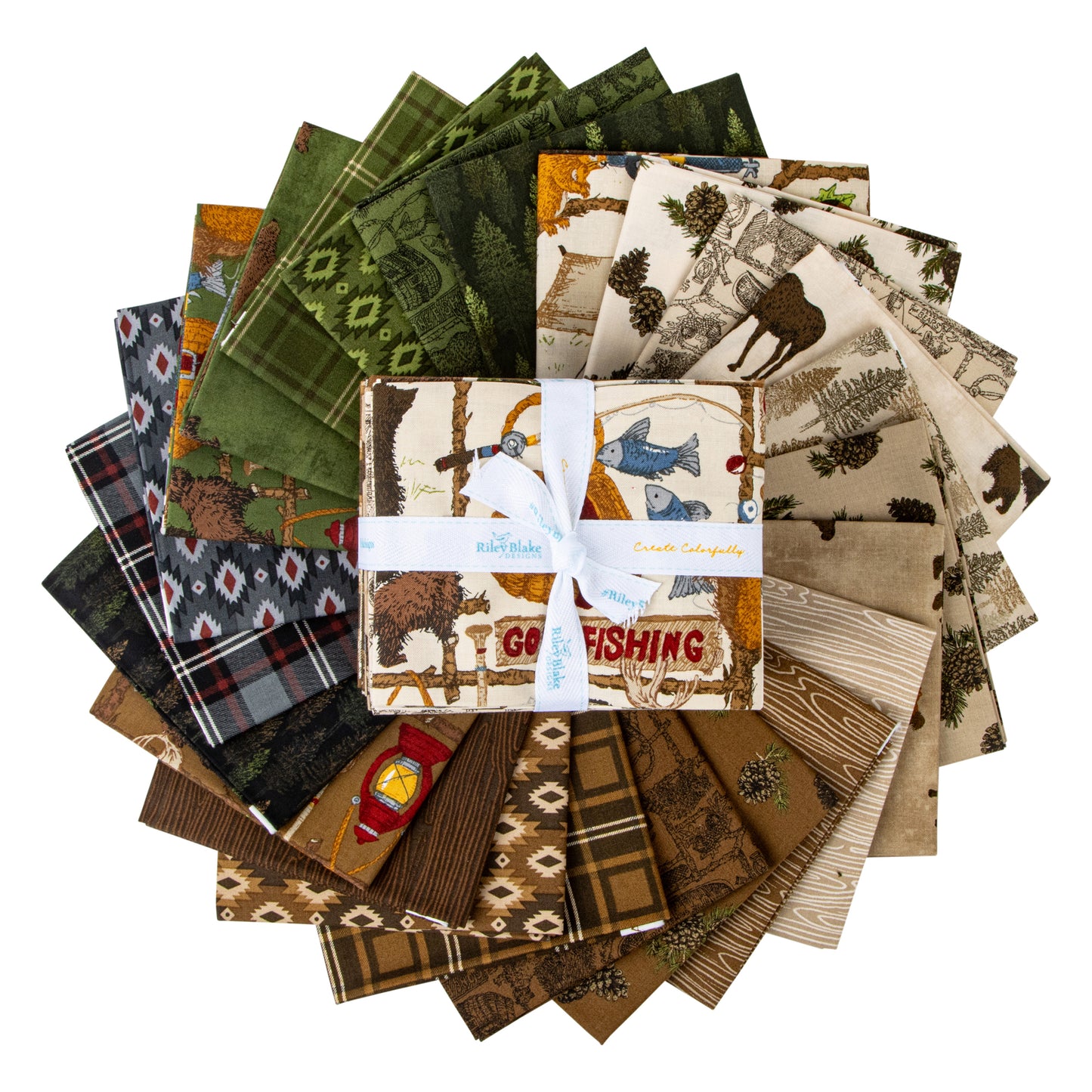 Pine Grove Fat Quarter Bundle (24 pcs) by The RBD Designers for Riley Blake Designs