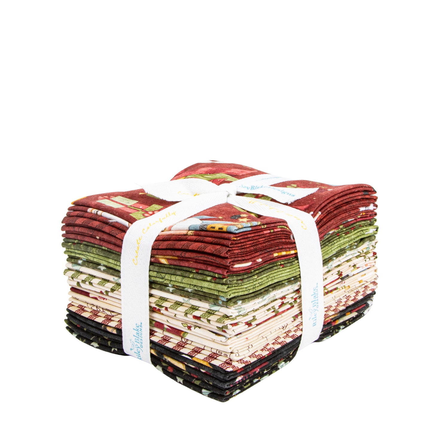 Naughty or Nice Fat Quarter Bundle (18 pcs) by Teresa Kogut for Riley Blake Designs