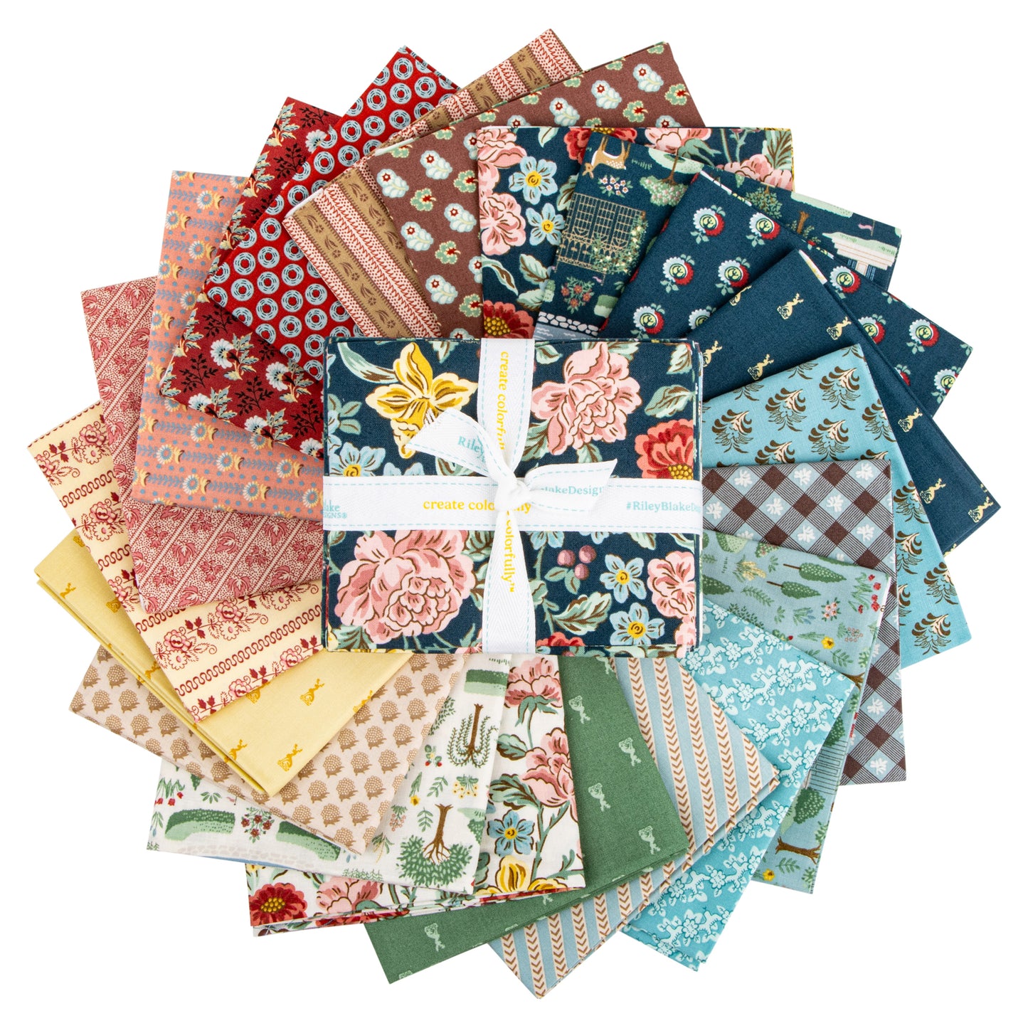 Emma Fat Quarter Bundle (21 pcs) by Jane Austen's House for Riley Blake