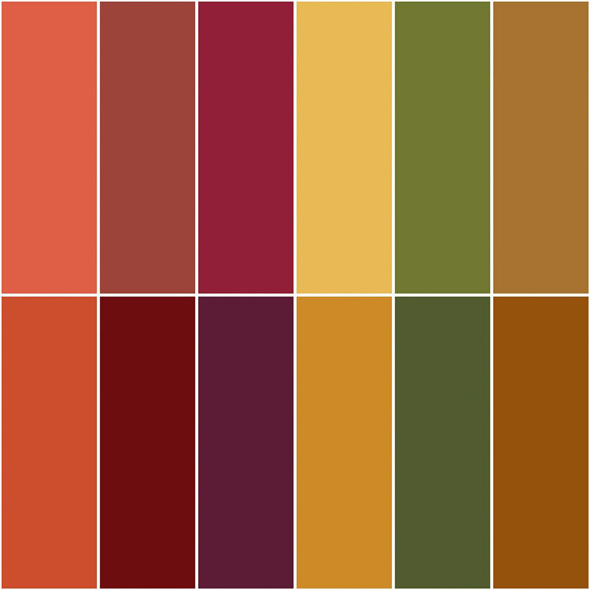 Autumn Confetti Cottons Fat Quarter Bundle (12 pieces) by The RBD Designers for Riley Blake Designs (FQ-AUT120-12)
