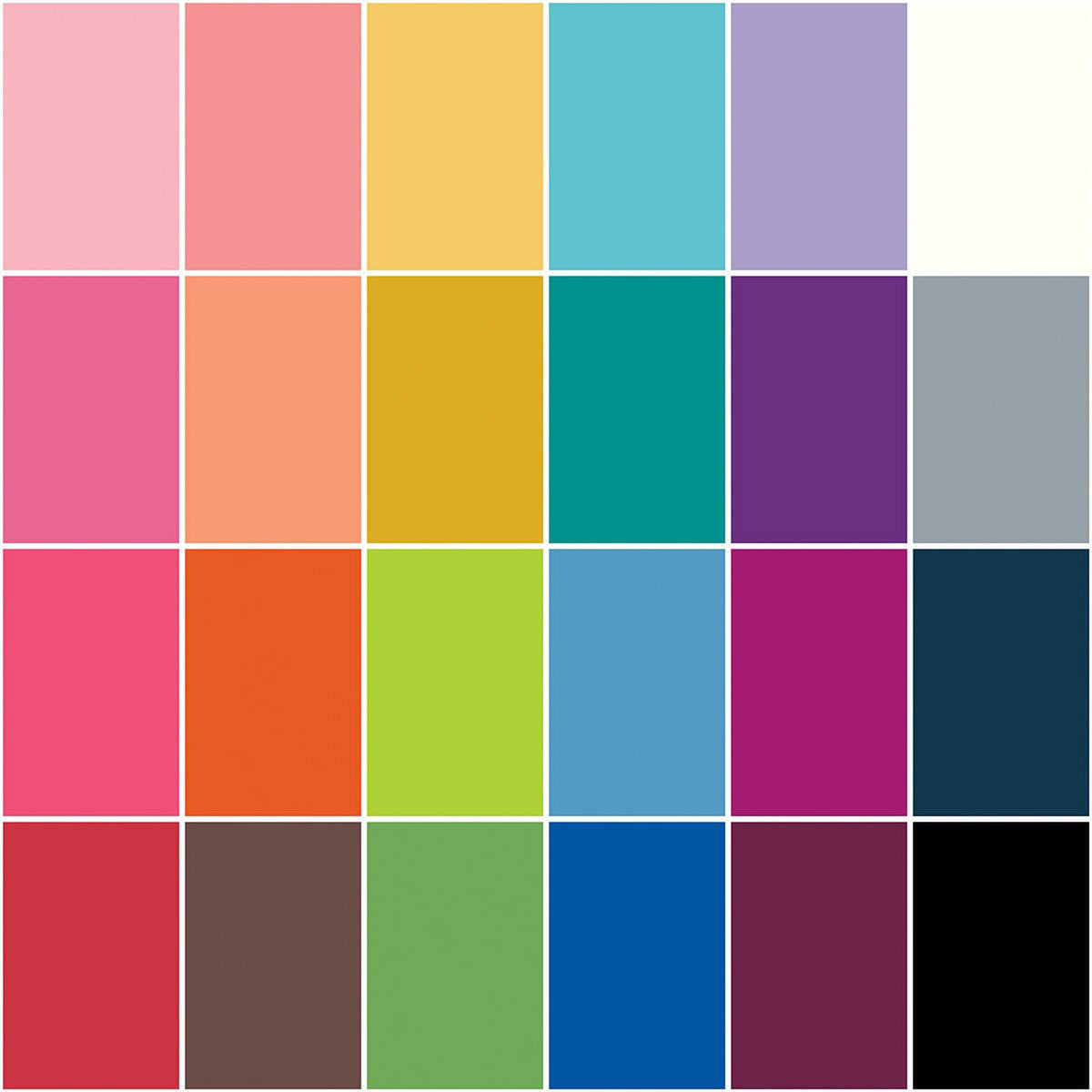 Riley Rainbow Confetti Cottons Fat Quarter Bundle (24 pieces) by The RBD Designers for Riley Blake Designs (FQ-RIL120-24)