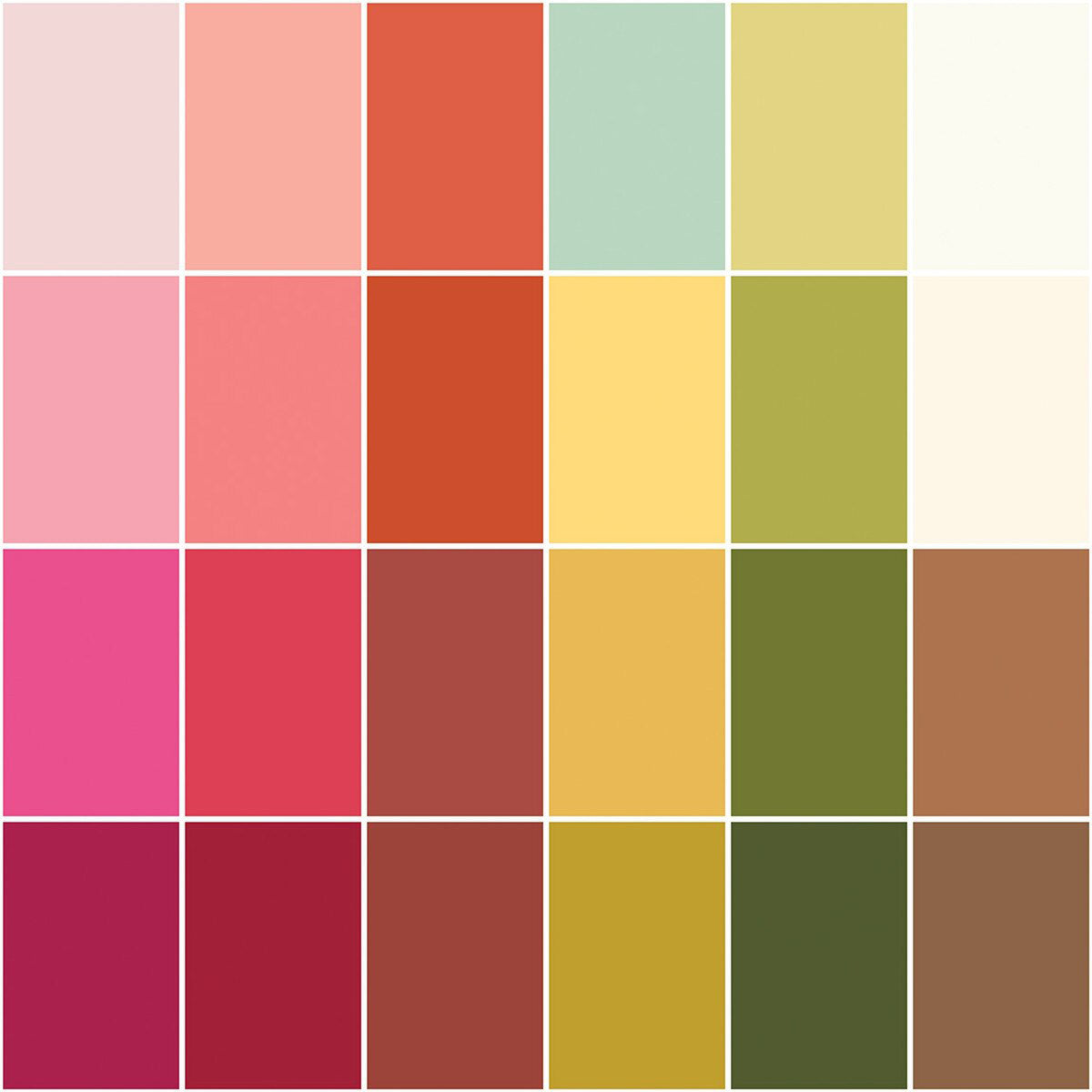 Warm Confetti Cottons Fat Quarter Bundle (24 pieces) by The RBD Designers for Riley Blake Designs (FQ-WAR120-24)