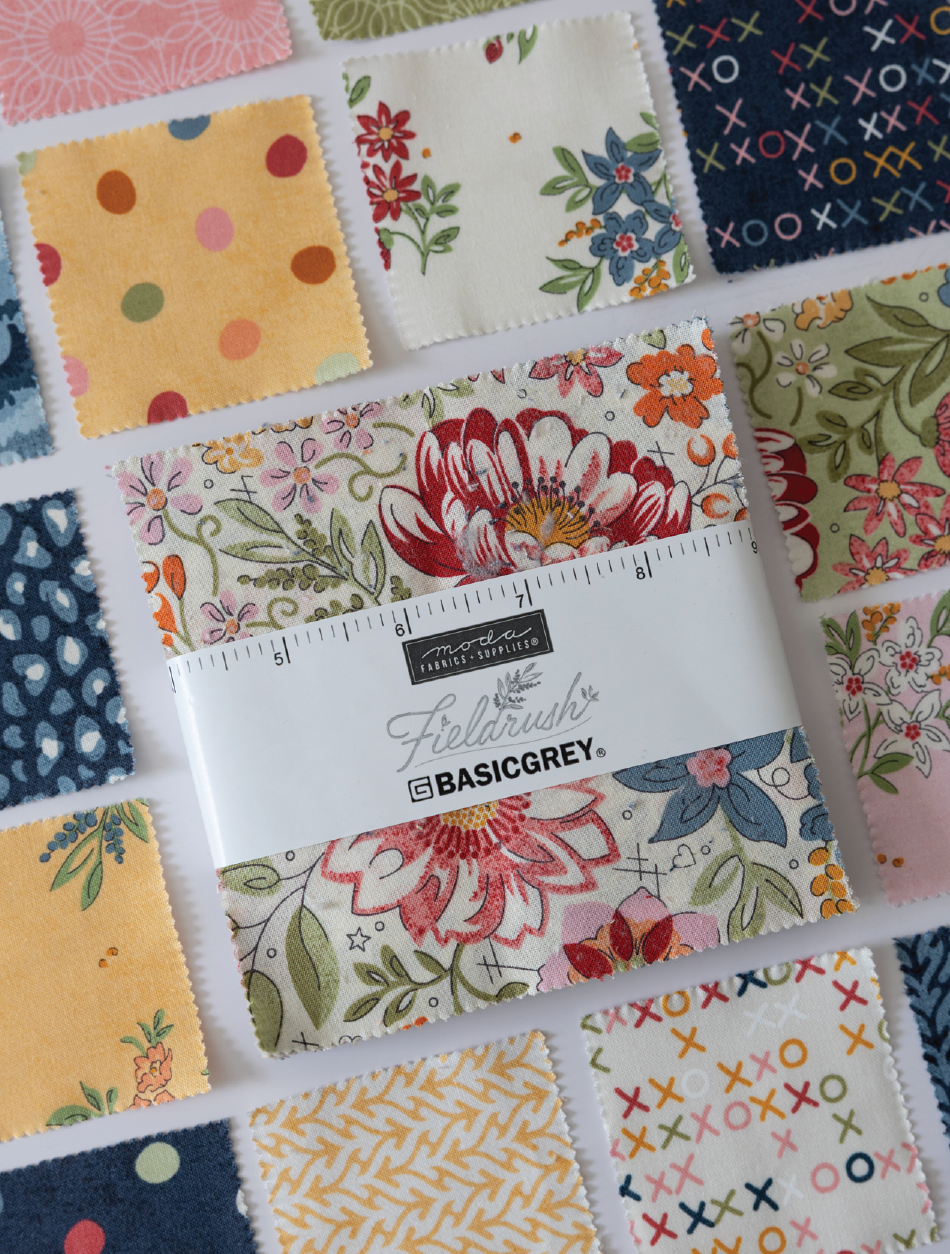Fieldrush Layer Cake (42 pcs) by BasicGrey for Moda