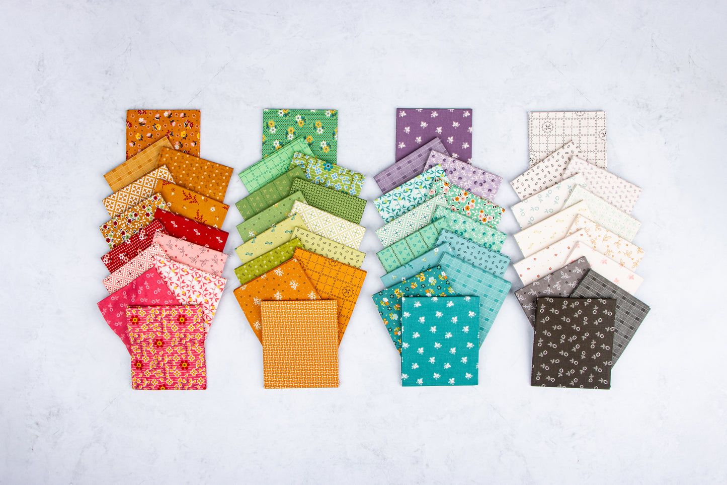 Gentler Times 10 Inch Stacker (42 pcs) by Lori Holt for Riley Blake