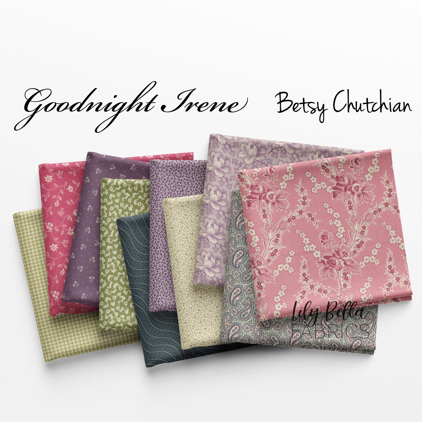 Goodnight Irene Jelly Roll (40 pcs) by Betsy Chutchian for Moda