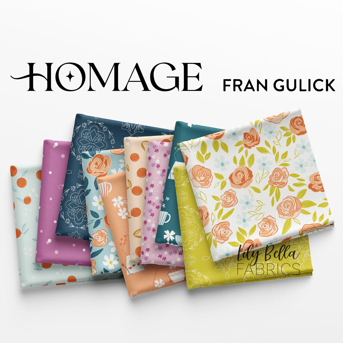 Homage Fat Quarter Bundle (19 pcs) by Fran Gulick for Riley Blake Designs