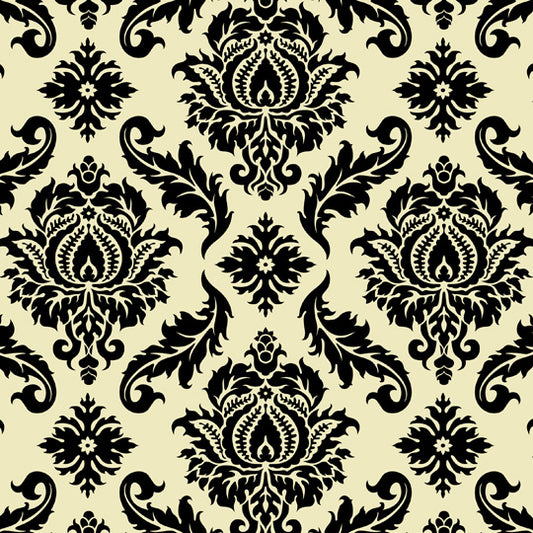 Damask in Cavern - Fat Quarter - Aviary 2 by Joel Dewberry for FreeSpirit